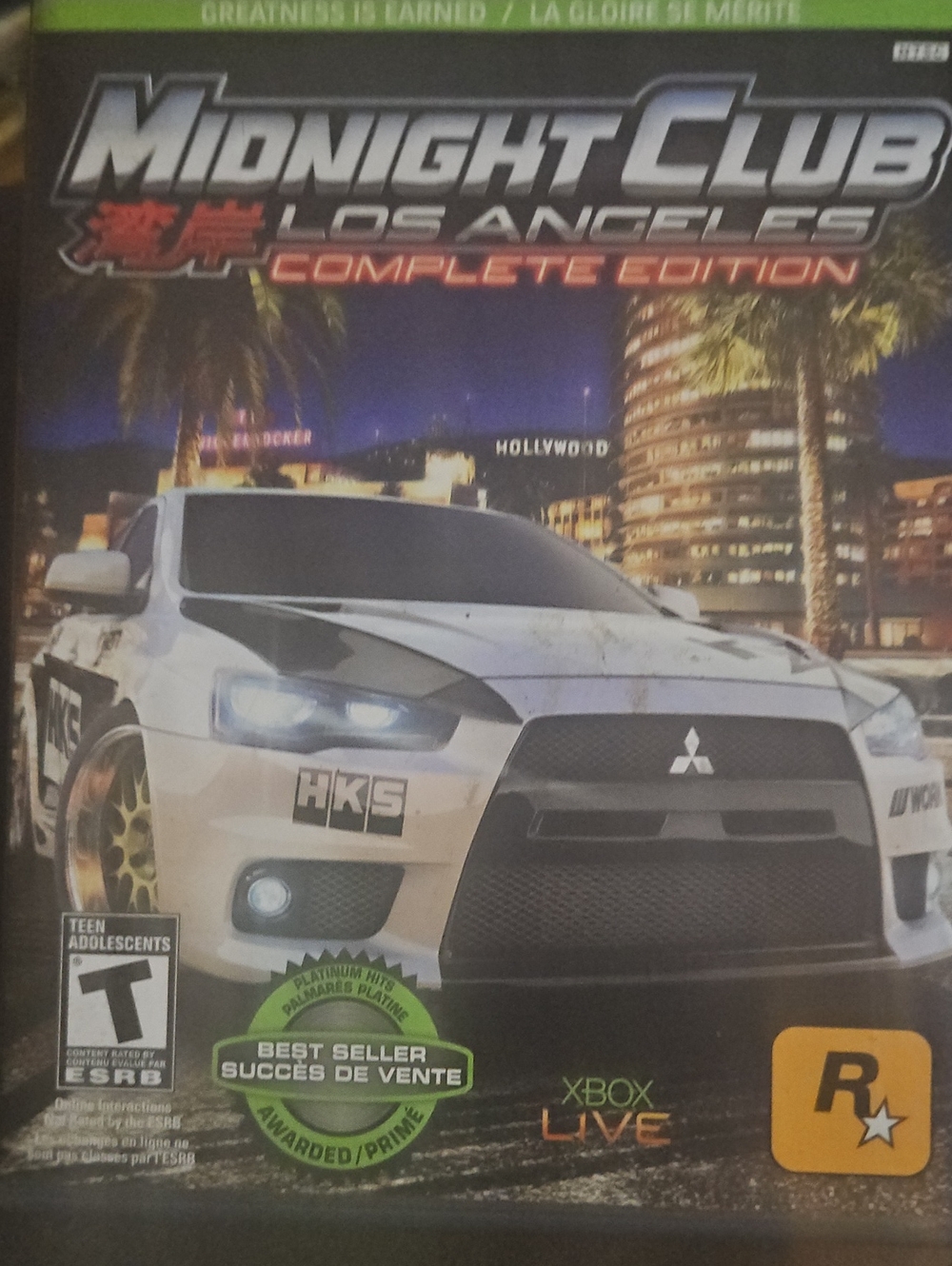 Midnight Club: Los Angeles Complete Edition – White Racing Car Cover